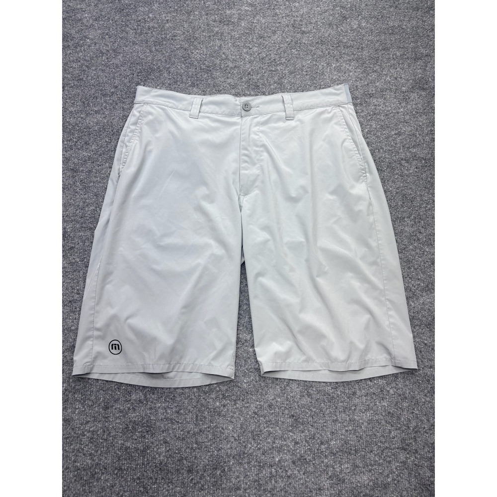 TravisMathew‎ Mens Grey Performance Golf Shorts Size 32 Stretch Technical Active